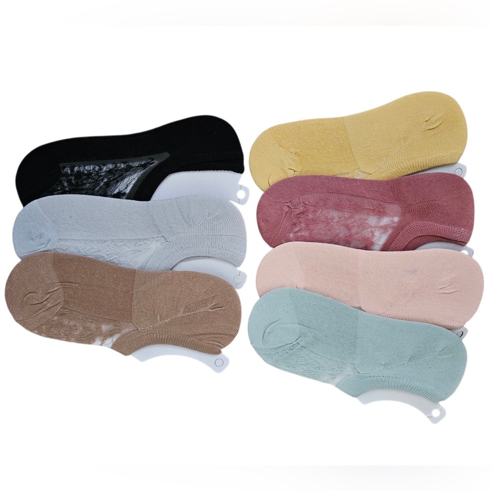 7 Pairs Korean Style Women's Invisible Mesh